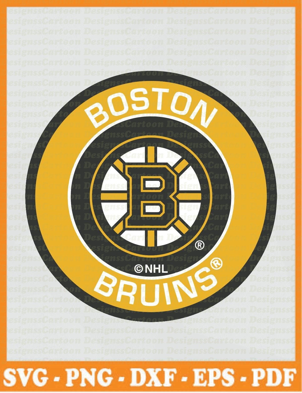 Boston Bruins Nhl Svg 09 Svg Dxf Cricut Silhouette Cut Etsy