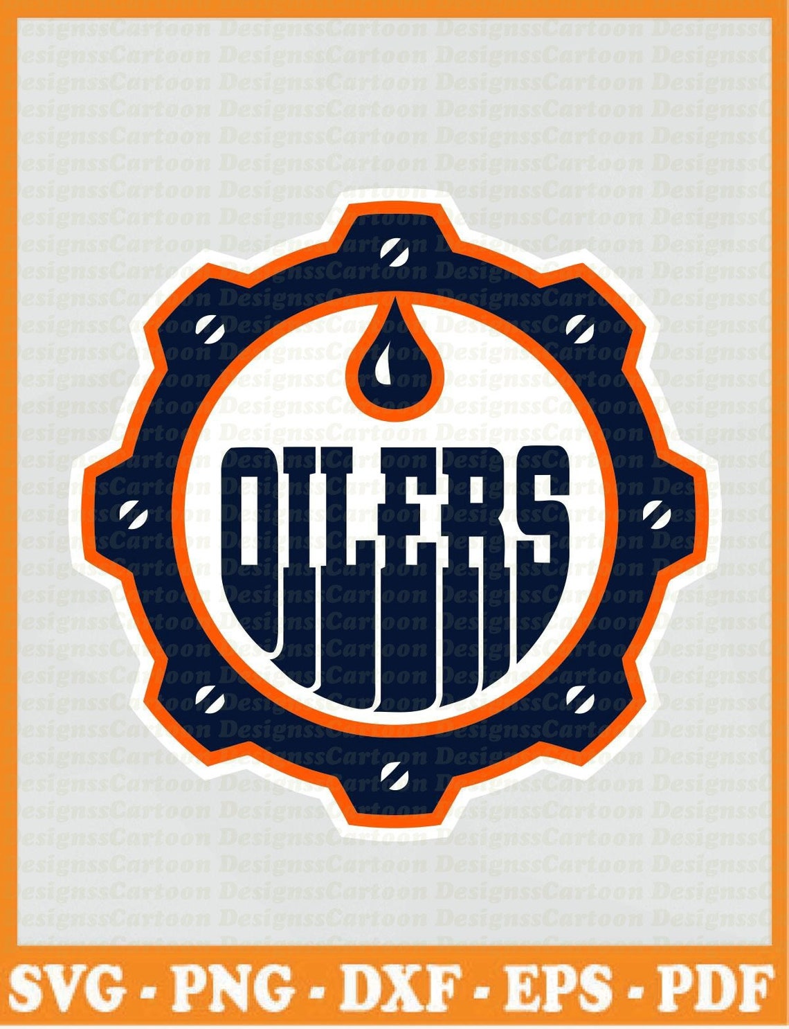 Edmonton Oilers NHL SVG 15 svg dxf Cricut Silhouette Cut Etsy