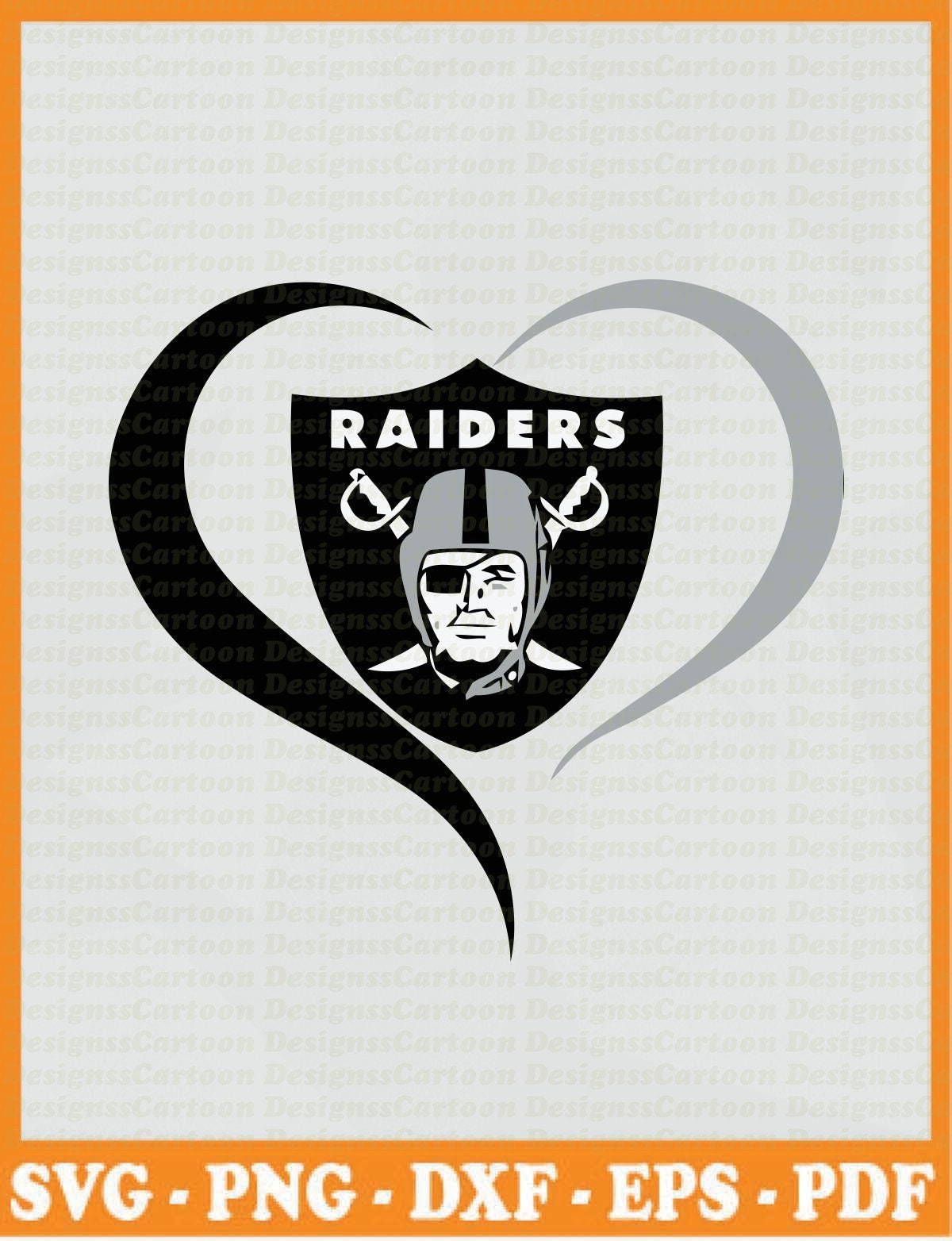 Oakland Raiders NFL SVG 03 svg dxf Cricut Silhouette Cut | Etsy