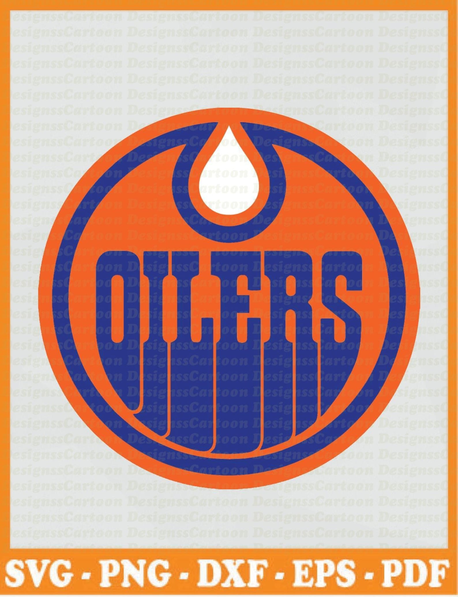 Edmonton Oilers NHL SVG 09 svg dxf Cricut Silhouette Cut Etsy