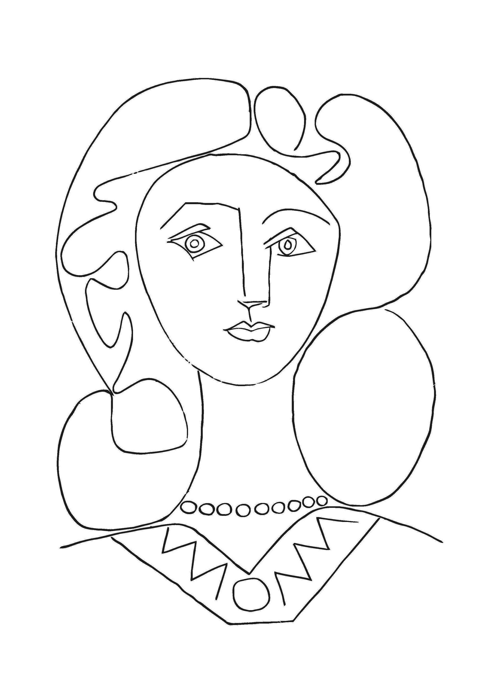 Picasso Kunstdruck Giclee Francoise Gilot Remastered Art
