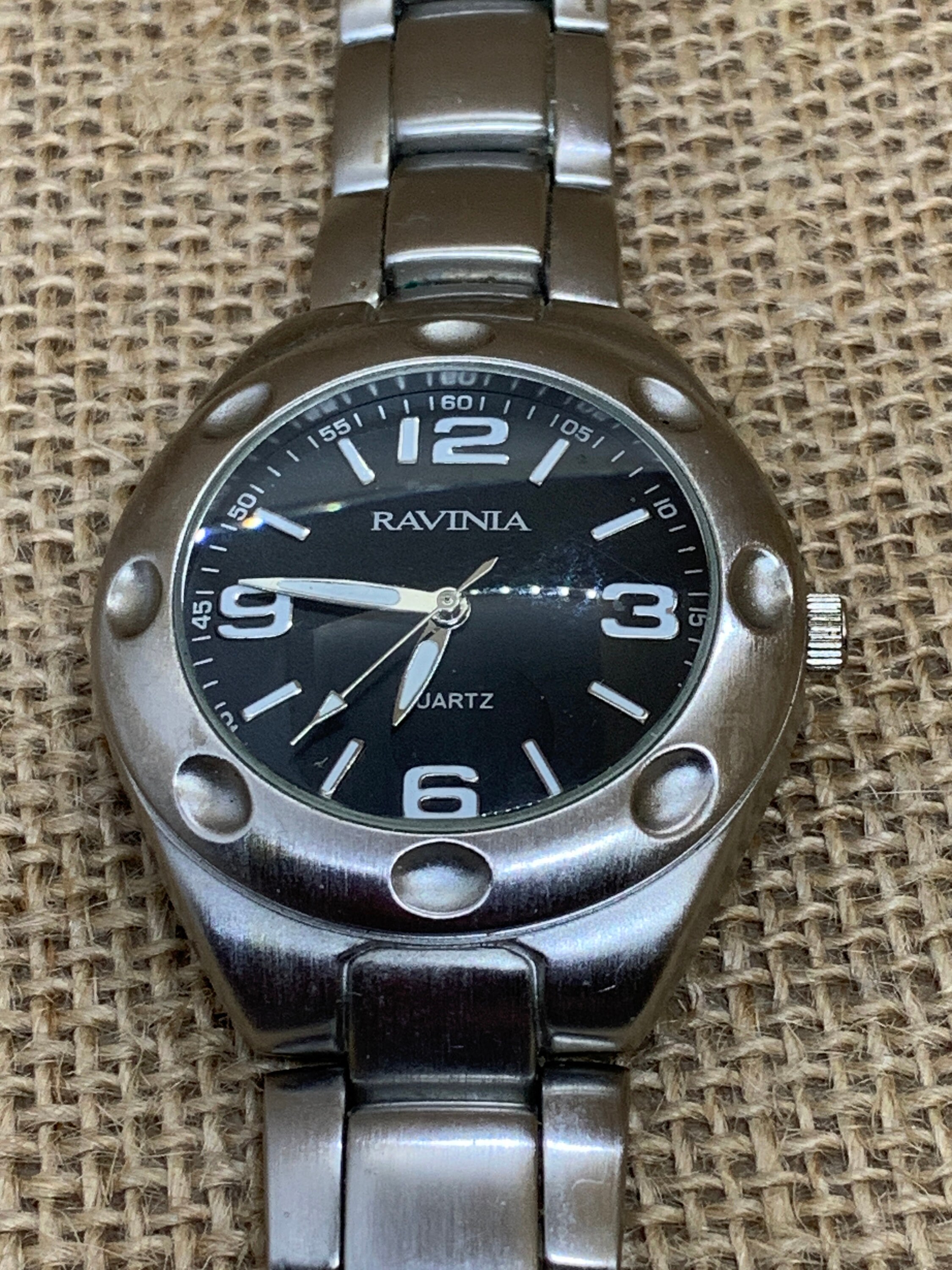 Vintage Ravinia Quartz Watch, Silver Tone Stainless Steel  display picture 3