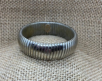 CLEARANCE Silver Tone Stretch Omega Bracelet Silver Omega