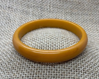 Vintage Bakelite Bangle, Caramel Bakelite Bangle, Art Deco Bangle, Butterscotch Bangle, Birthday Gift for Mom, Girlfriend, Mother's Days