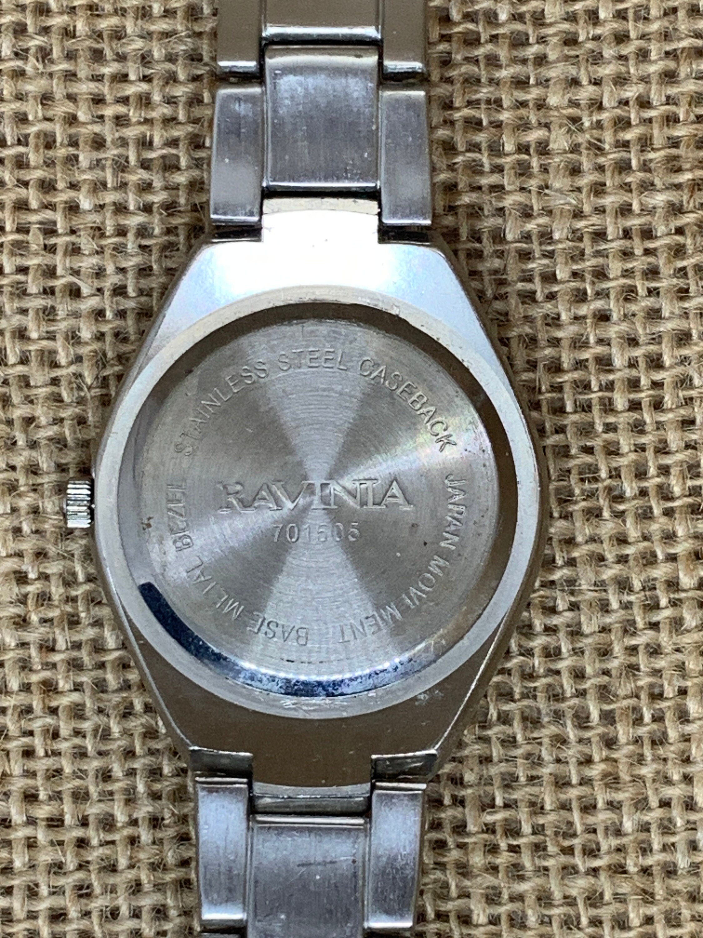 Vintage Ravinia Quartz Watch, Silver Tone Stainless Steel  display picture 2
