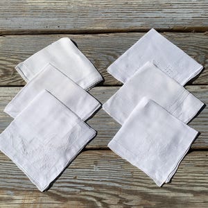 Vintage Hankies, Drawn Thread, Bridal Gift, Vintage Needlecraft, Collectible Gift, Embroidered Hanky, Birthday Gift, Graduation Gift