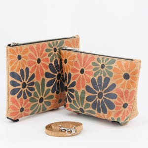 Bolso de corcho 2 en 1 * 1 bolso - 2 formas y tamaños * Bolso de hombro para mujer * Bandolera * Hecho a mano en Portugal