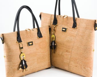 Kork Handtasche 3in1 * 2 Größen * 1 Tasche - 3 Formen * Umhängetasche für Frauen * Crossbody * Shopper * handmade in Portugal