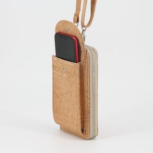 Bolso bandolera de corcho para móvil * Vegano * Bolso bandolera para móvil * Bolso bandolera * Hecho a mano en Portugal