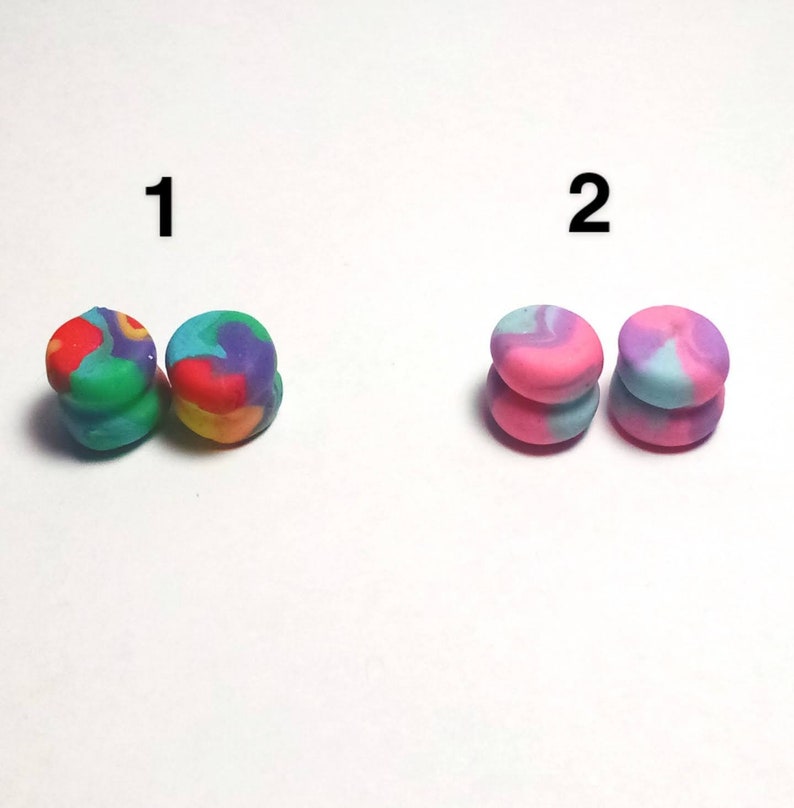 Marble Plug Gauges Polymer Clay Gauges Plug Gauges Etsy