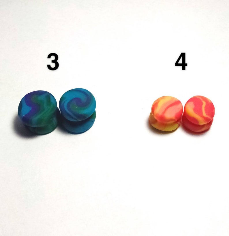 Marble Plug Gauges Polymer Clay Gauges Plug Gauges Etsy