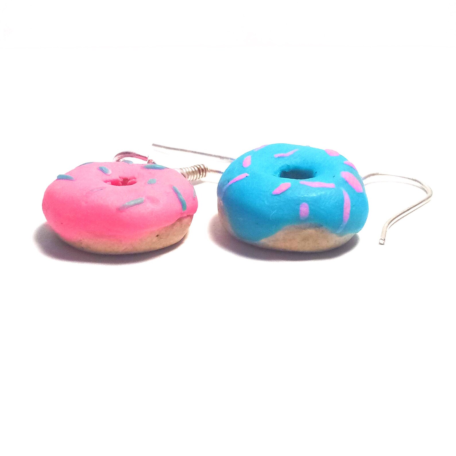 Donut Earrings Polymer Clay Earrings Dangle Earrings Etsy UK