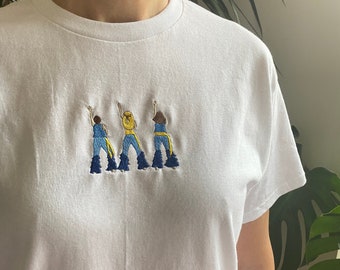 Donna and the Dynamos Embroidered Cotton T-shirt