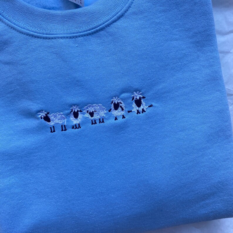 Sheep Embroidered Onesie