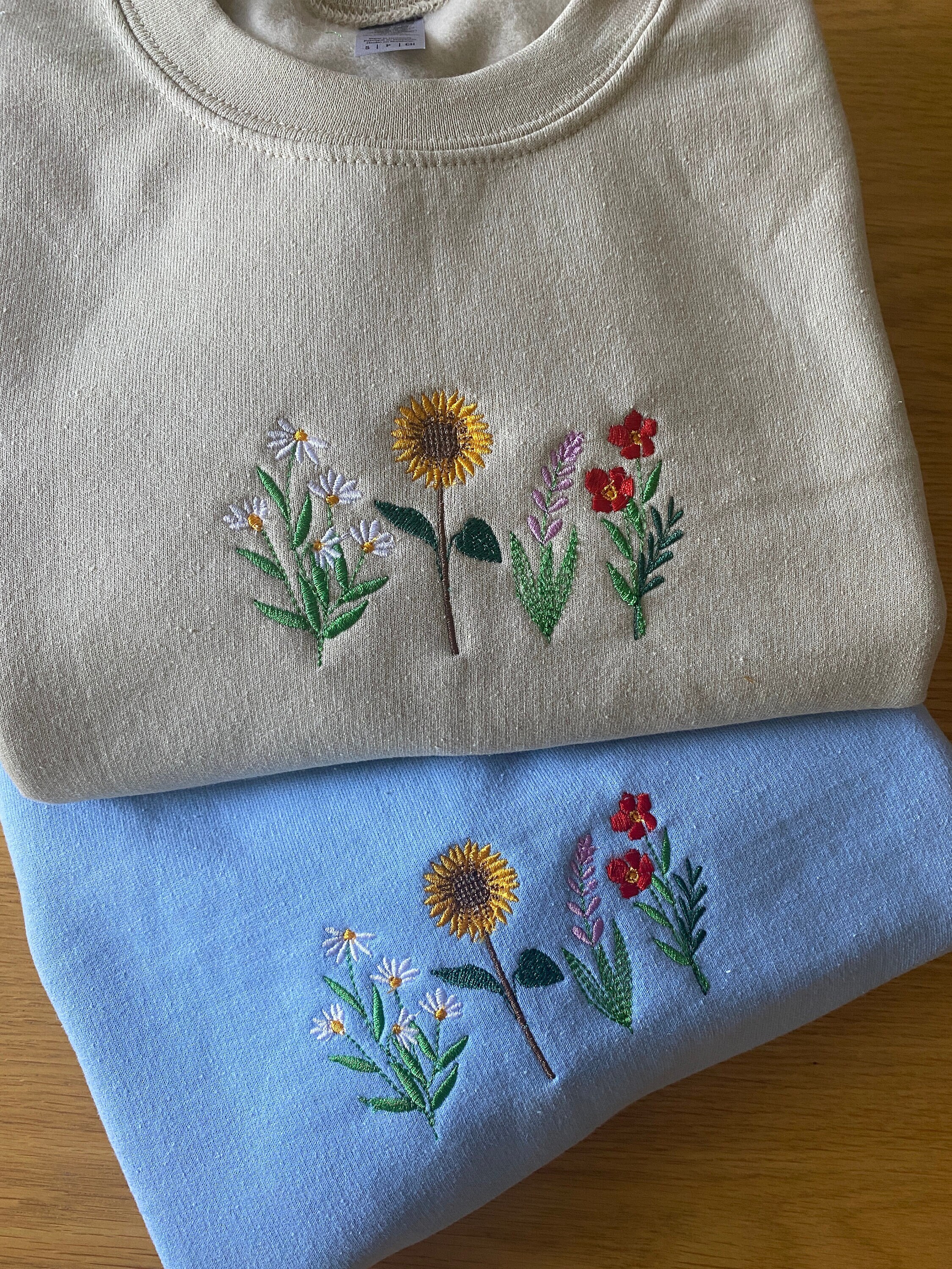 ★SINCLAIR★SUNFLOWER EMBROIDERY SIGNATURE SWEATSHIRT ☆SINCLAIR☆SUNFLOWER EMBROIDERY SIGNATURE SWEATSHIRT