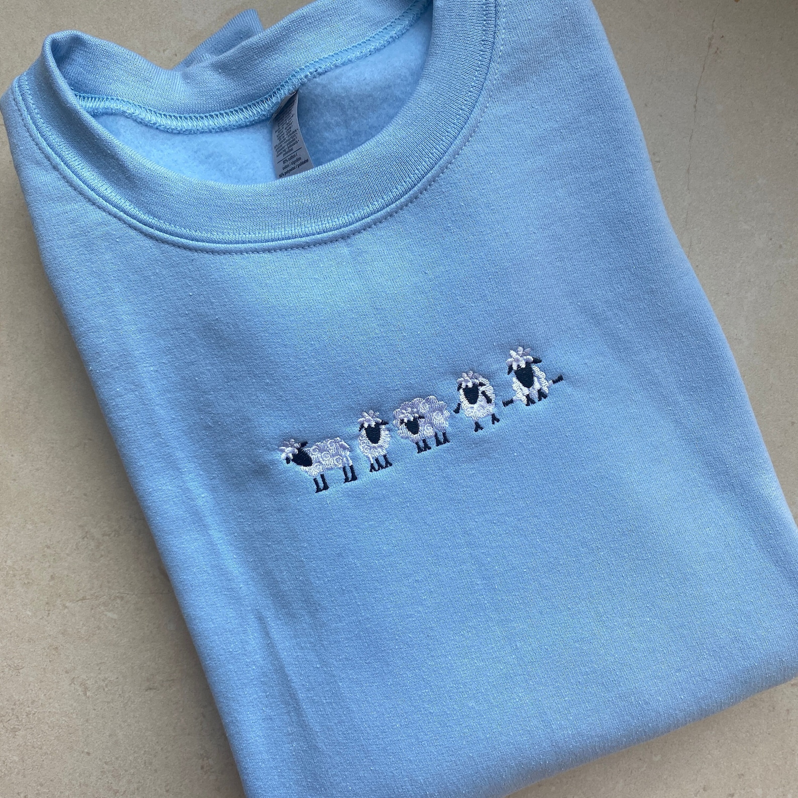 Sheep Embroidered Onesie main image 1