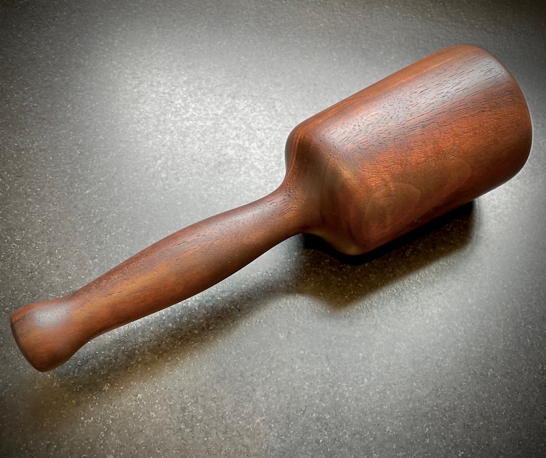 XL Wood Carving & Clay Mallet Turned From Black Walnut Etsy