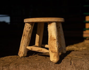 Small Wooden Handmade Stool or Step