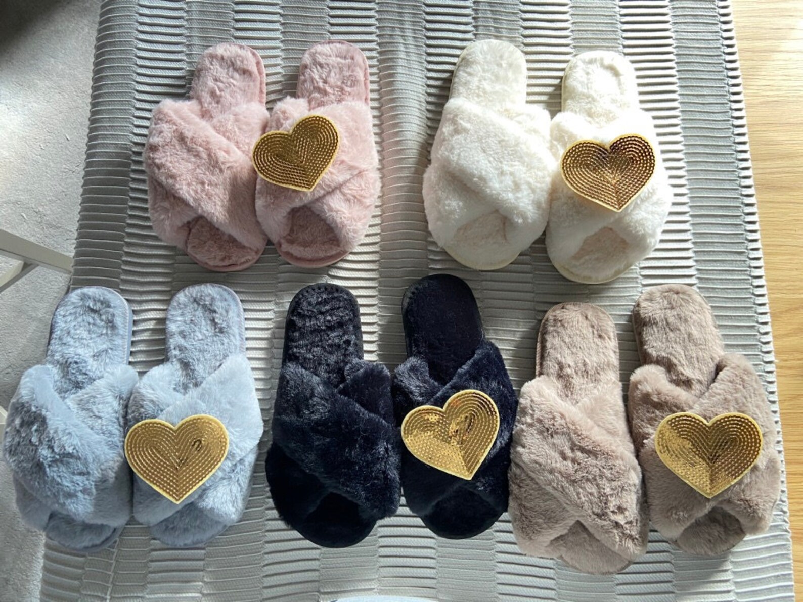 Mothers Day Slippers Personalised Furry Slippers Fluffy Etsy