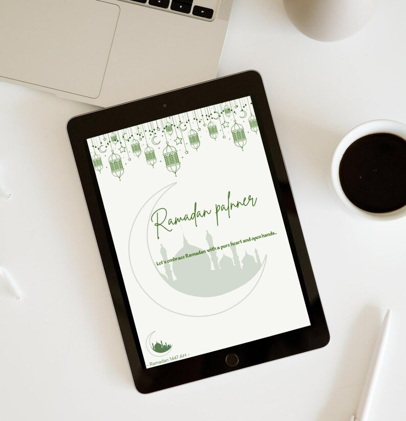 Ramadan Planner Printable PDF | Daily Prayer & Quran Tracker | 45 Pages ...