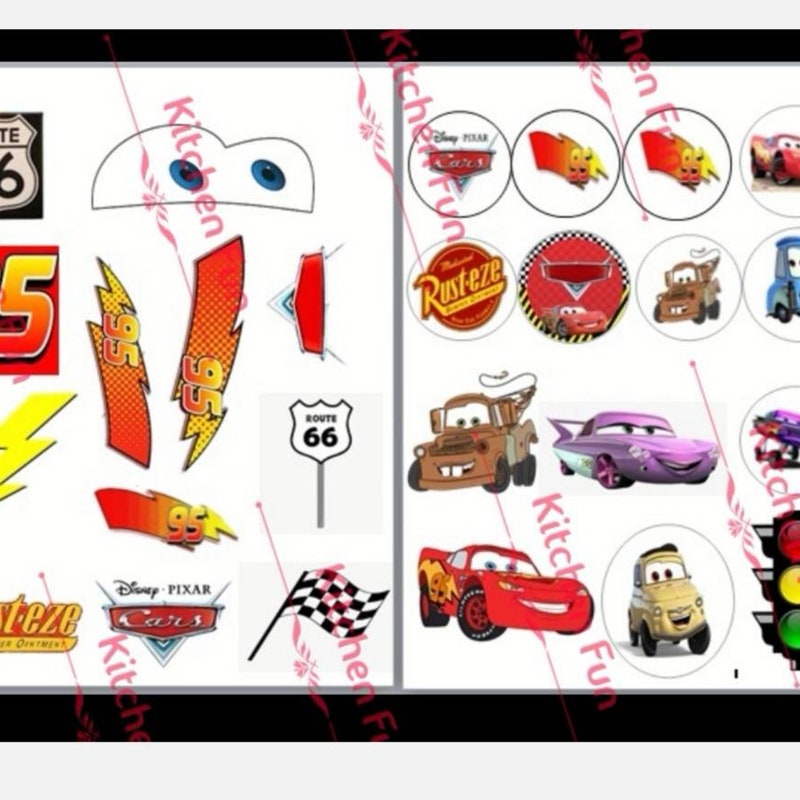 Lightning Mcqueen Eyes Printable - Etsy