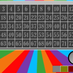 ¡BINGO! Plantilla de PowerPoint para el locutor 75