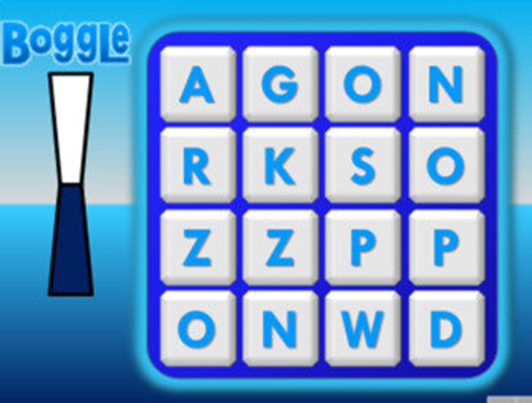 Boggle Word Finder Powerpoint Game Template with Letter Randomizer Etsy