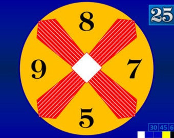 MATH MAKE 24 Game Number Randomizer PowerPoint Template