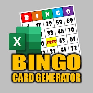 Generador de tarjetas de bingo en formato Excel (versión de 75 números)