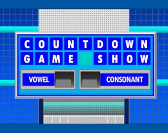 COUNTDOWN Game Show PowerPoint Template (v1.2 Bugs fixed)