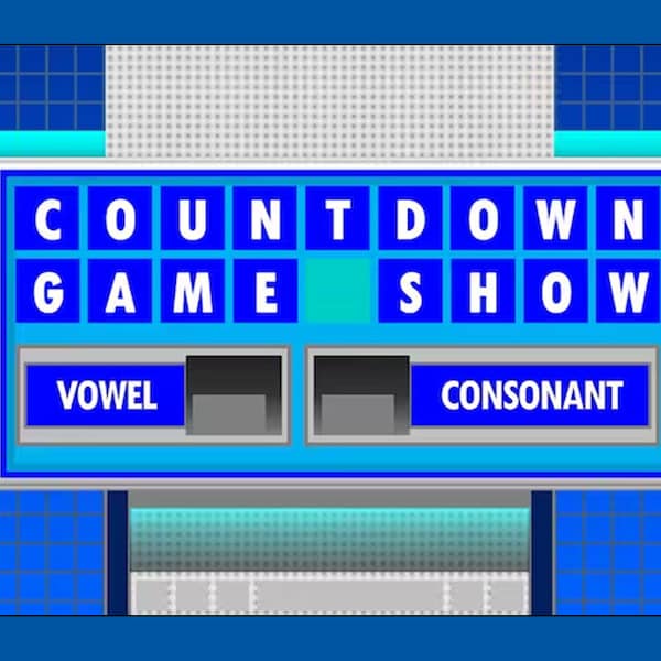 COUNTDOWN Game Show PowerPoint Template (v1.2 Bugs fixed)