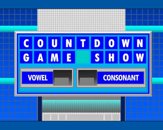 COUNTDOWN Game Show Powerpoint Template v1.2 Bugs Fixed - Etsy