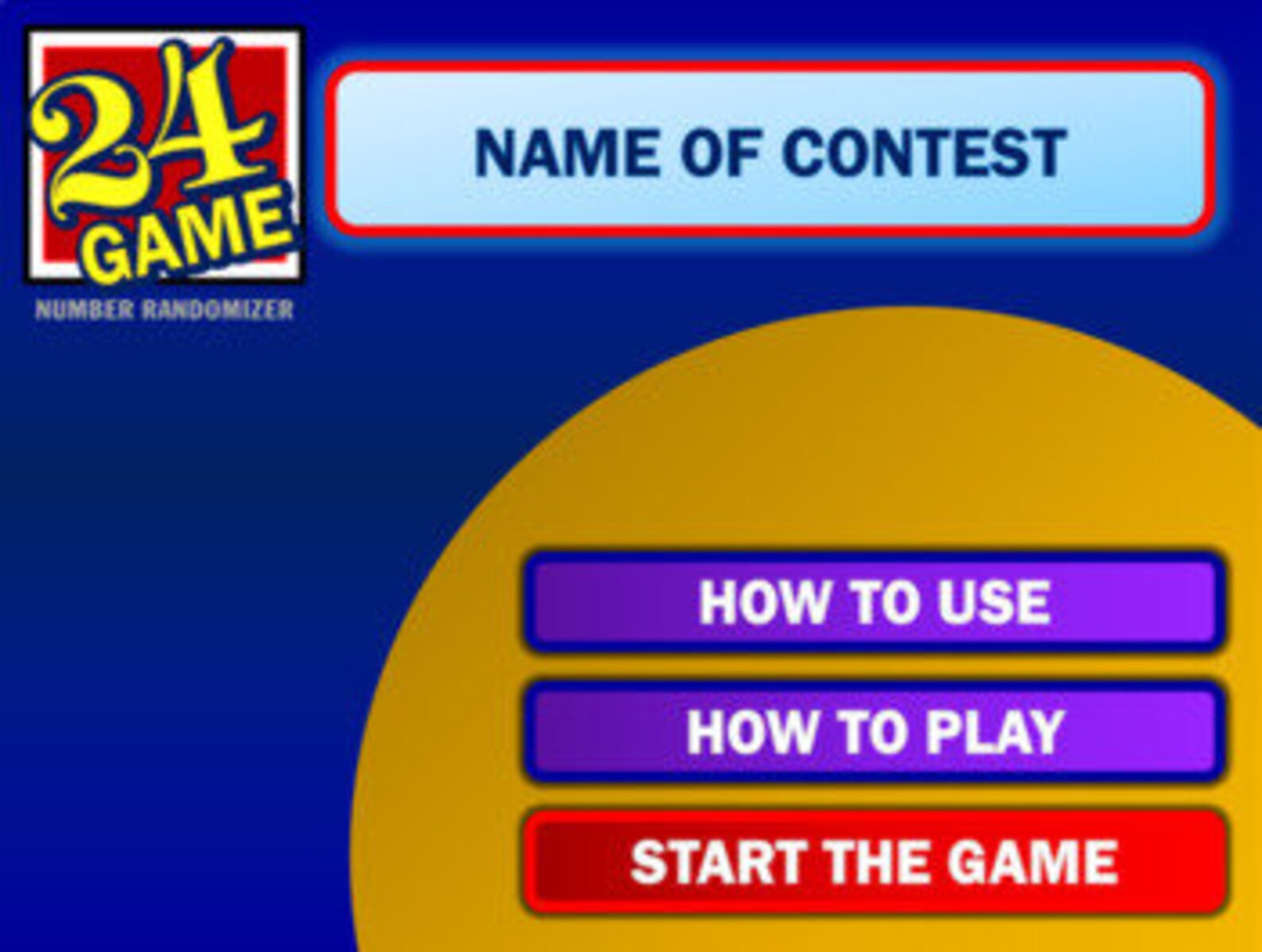 24 MATH GAME Number Randomizer Powerpoint Template Etsy