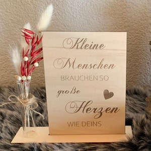 Geschenk für Erzieherin/Lehrerin - personalisiert  - Lasercut - Karte