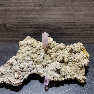 Beautiful Quartz Var Veracruz Amethyst Purple Crystal Cluster On Matrix Mineral Specimen