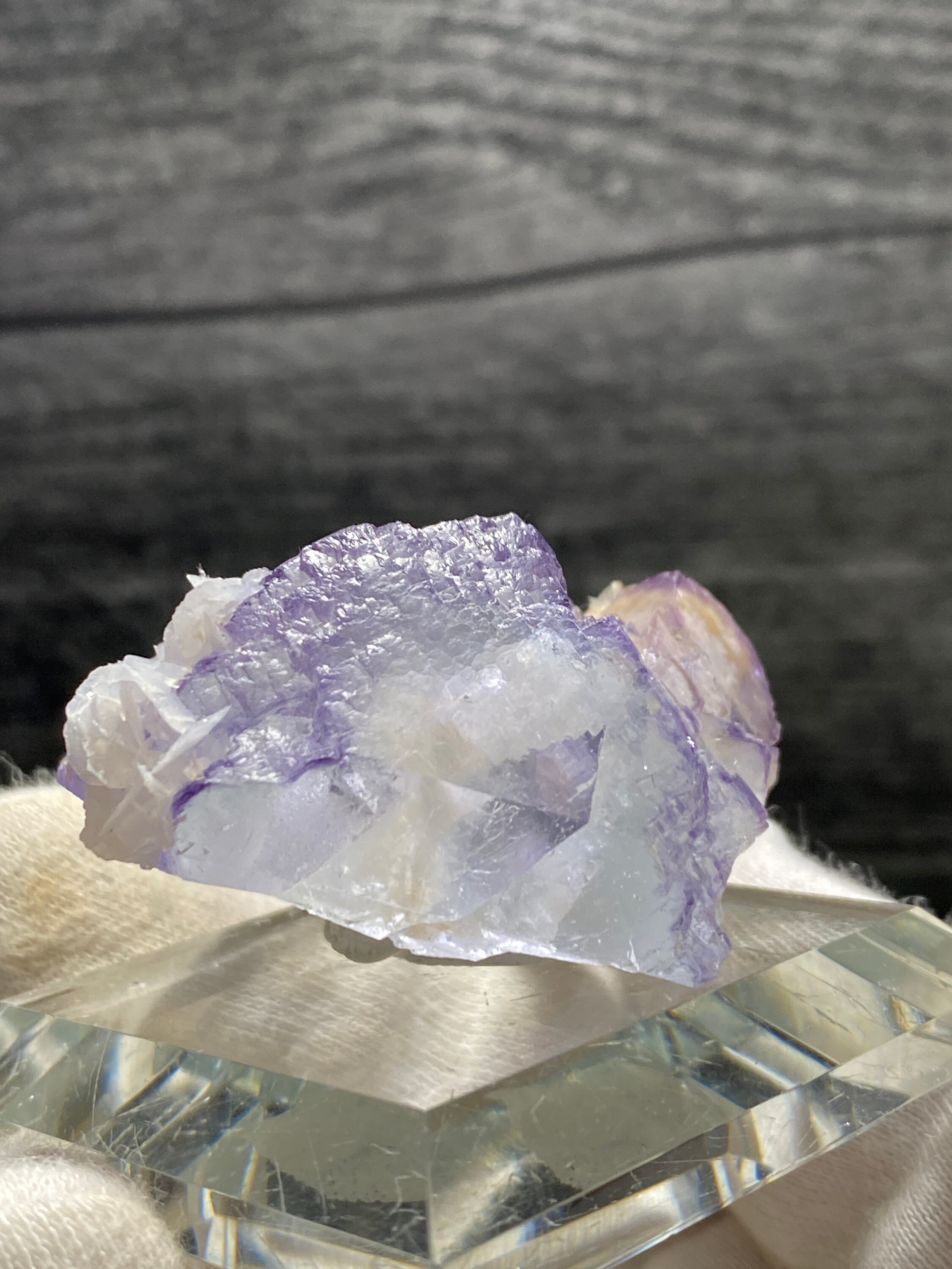 Thumbnail YGX Yaogangxian Purple Fluorite With Purple Edges