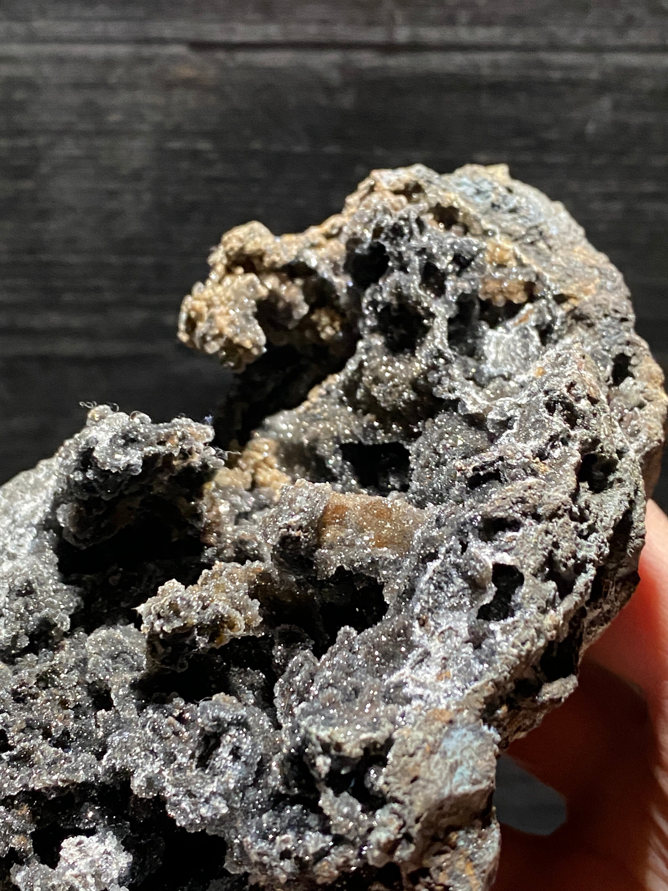 見事な光沢のあるドゥルージー・ドゥルージー・ブラックギャラクシー