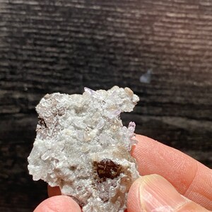 Beautiful Quartz Var Veracruz Amethyst Purple Crystal Cluster On Matrix Mineral Specimen With Calcite On Matrix
