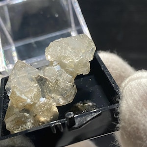 Thumbnail Rare Anhui Clear Quartz With Sepiolite Crystal Mineral Specimen From Anhui China