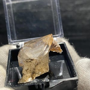 Thumbnail Rare Anhui Clear Quartz With Sepiolite Crystal Mineral Specimen From Anhui China