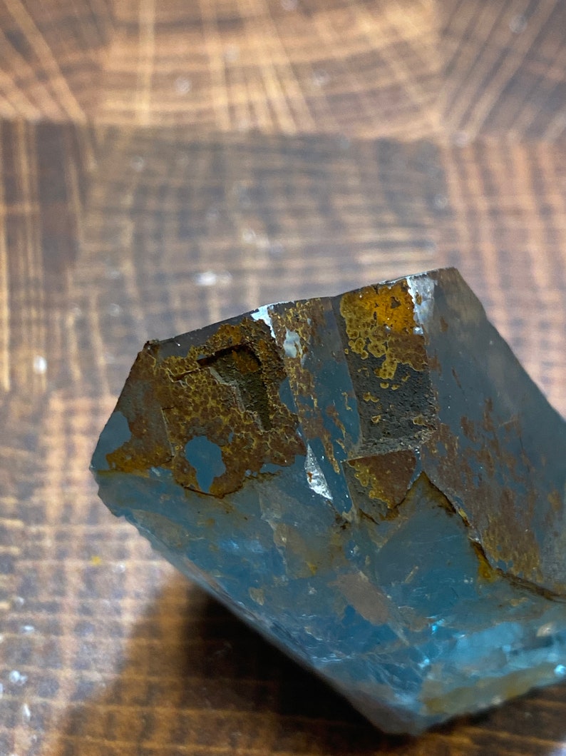 Gobi Desert Inner Mongolia Blue Fluorite Crystal