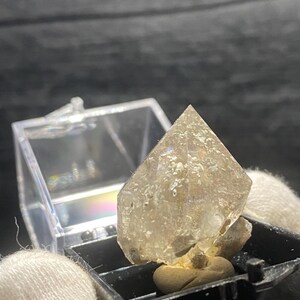 Thumbnail Rare Anhui Clear Quartz With Sepiolite Crystal Mineral Specimen From Anhui China