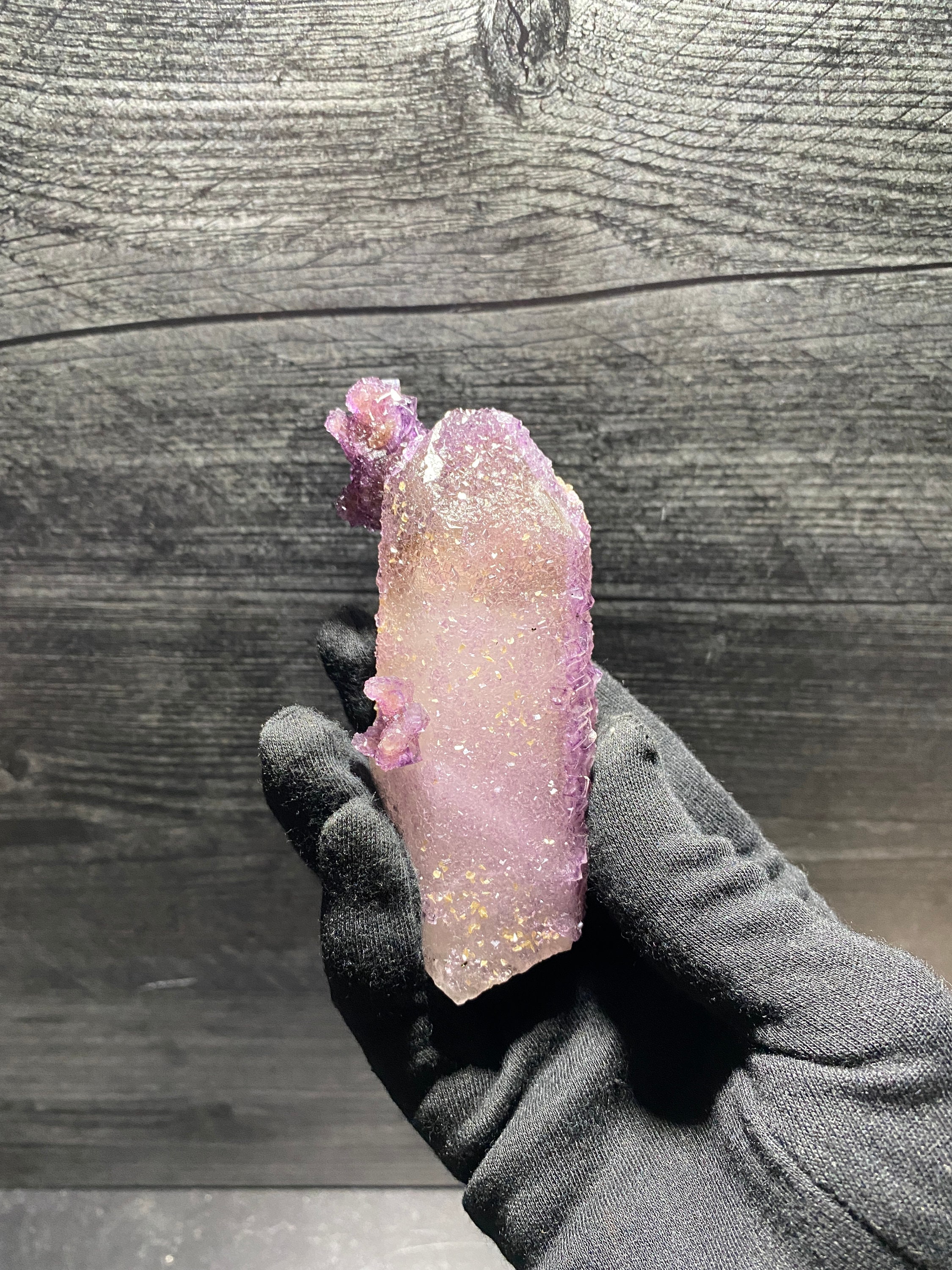Quartz Floater With Clear To Purple Fluorite - Rare Anhui China Crystal Specimen