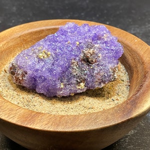 RARE Beautiful VERY Gemmy Shiny Purple Lavender Coquimbite Crystals Mineral
