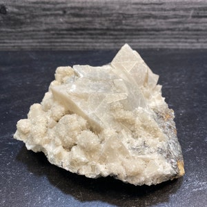 XL Very Large Calcite Crystals Cluster Plate On Matrix