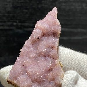 Purple Pink Amethyst Crystal Clusters On Matrix Mineral Specimen From Turkey