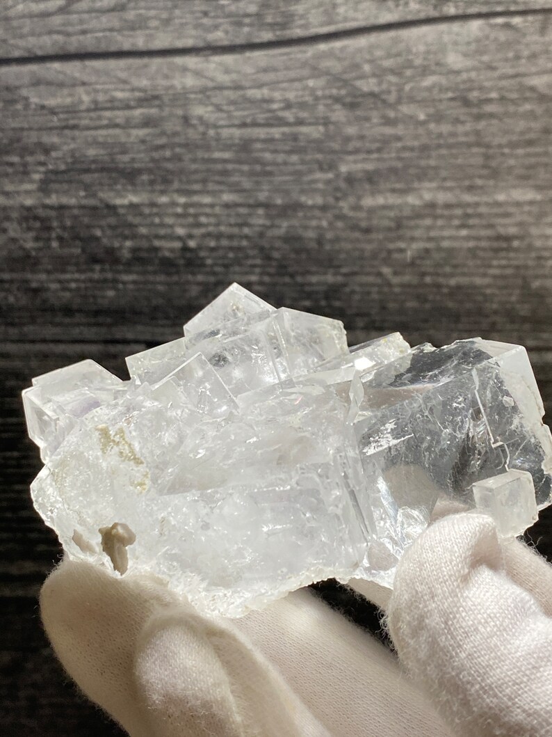 Water Clear Transparent Colorless Fluorite Crystal Clusters From Inner ...