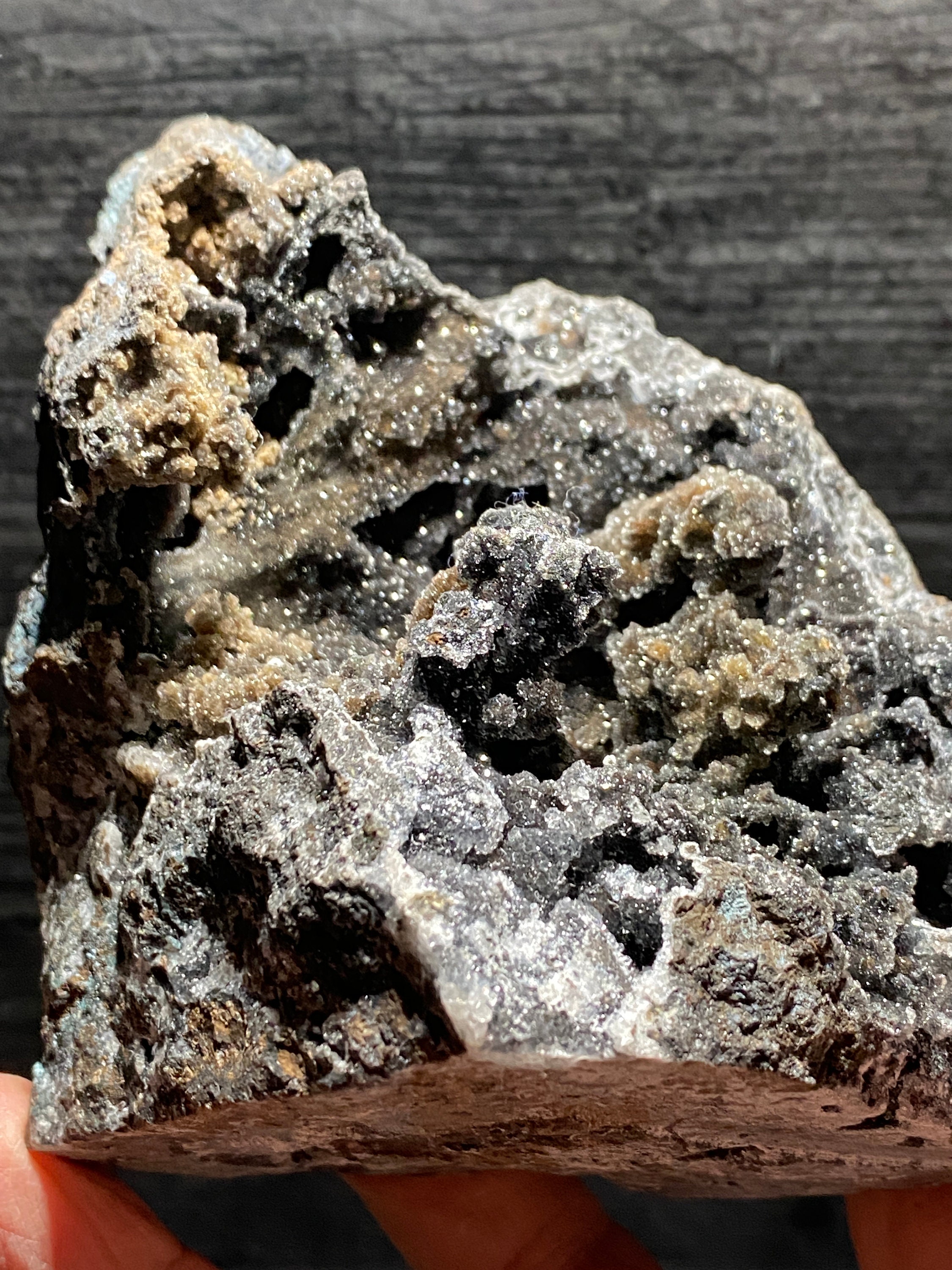 見事な光沢のあるドゥルージー・ドゥルージー・ブラックギャラクシー