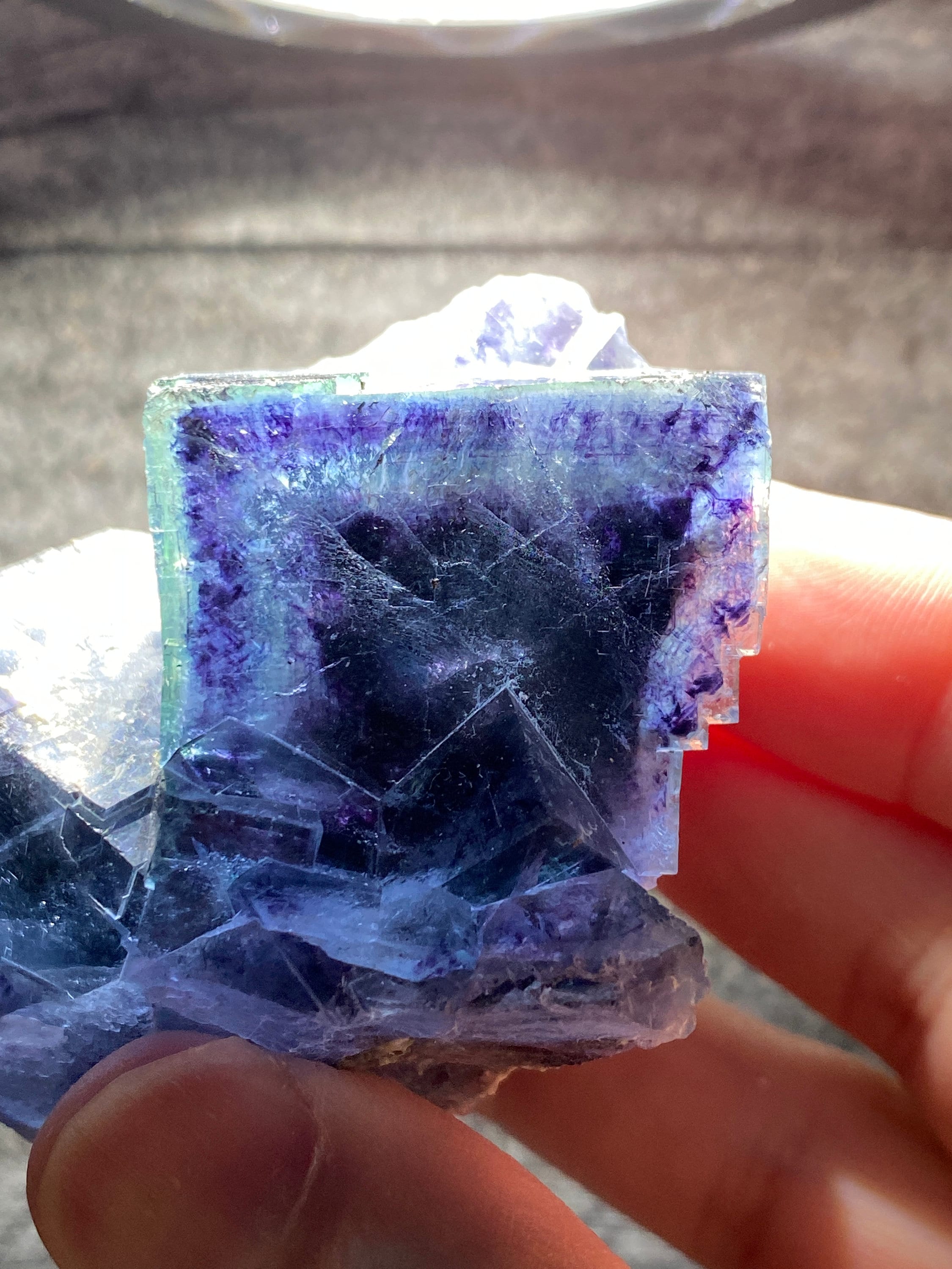 Yaogangxian Fluorite Crystal With Purple & Green Phantom - Etsy
