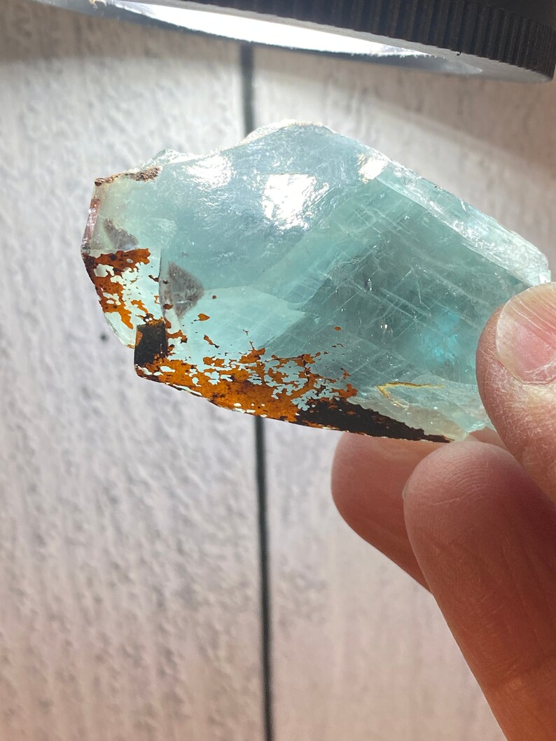 Gobi Desert Inner Mongolia Blue Fluorite Crystal